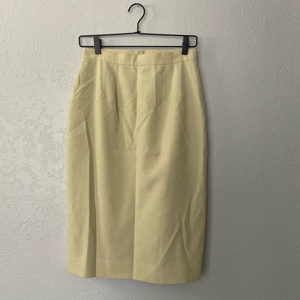 Yellow vintage 90s skirt